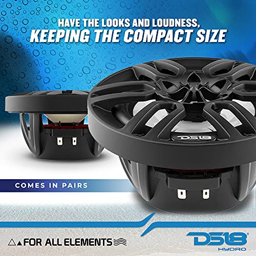 image for DS18 NXL6B Matte Black Marine Speaker - 6.5