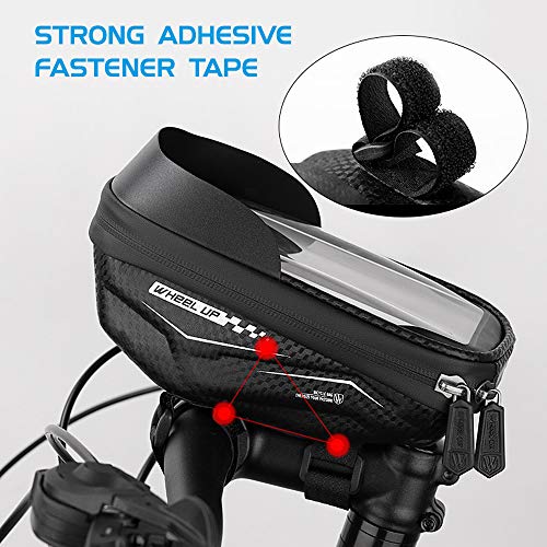 Festnight Bolsa para quadro de bicicleta Bolsa para tubo frontal Bolsa para guidão Bolsa para bicicl
