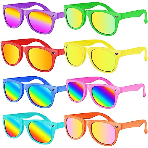 Kids Sunglasses Bulk, Kids Beach Party Favor,Neon Party Sunglasses with UV400 Protcection for Kids Age 3-8, Beach Pool Birthday Party Supplies, Goody Bag Favors, Great Gift for Kids Party Favors