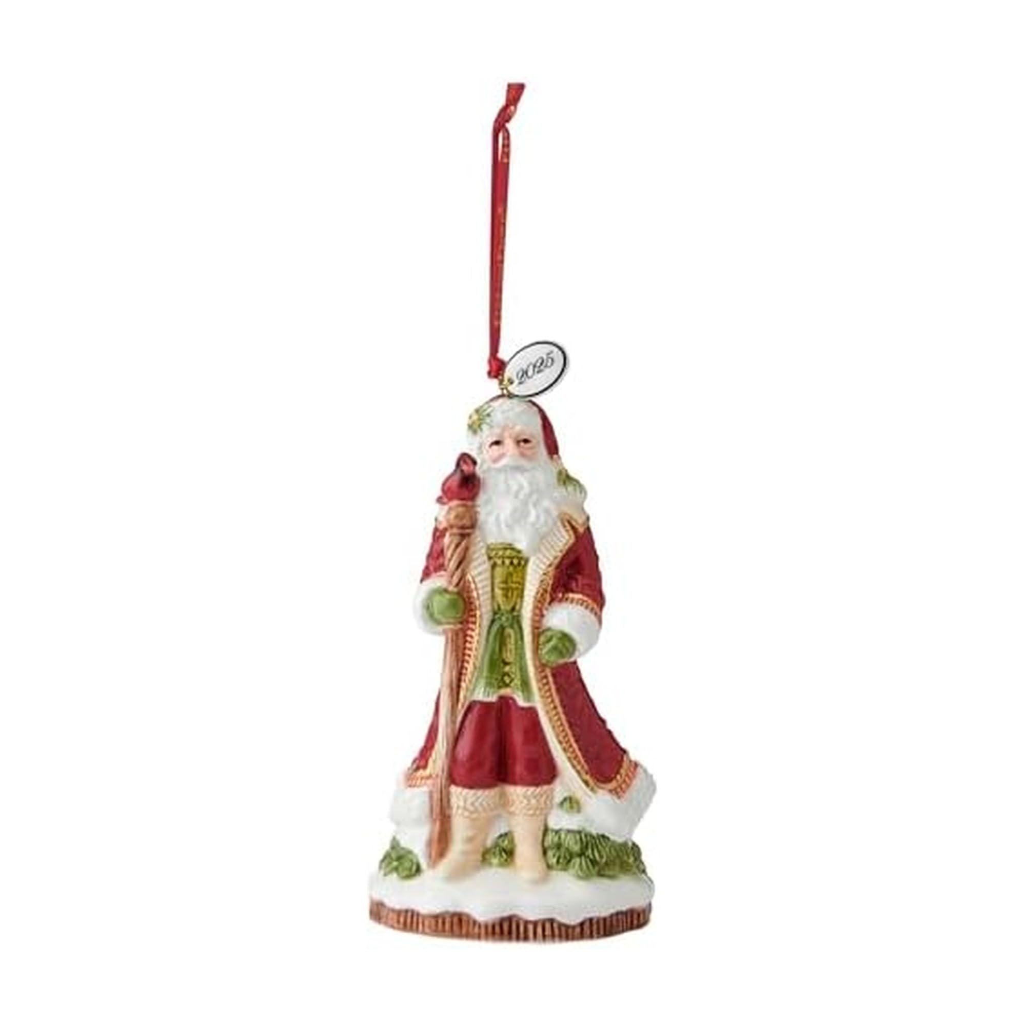 Fitz and Floyd Poinsettia figurine Père Noël statuette de collection Noël 2025 14cm