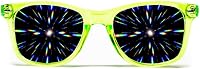 Vista 16 de GloFX Lentes de difracción definitiva, efecto prisma 3D arcoíris con marcos negros mate, gran accesorio para edm, concierto y rave