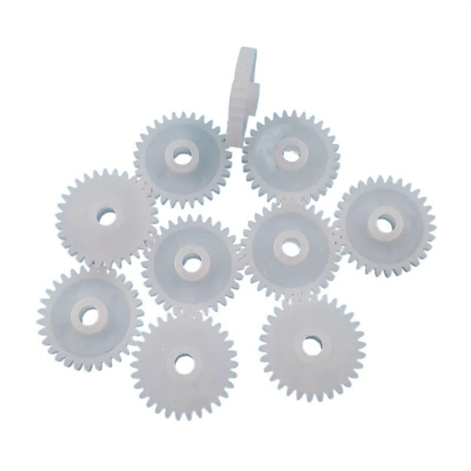 Shaft Pinion 10pcs 303A Plastic Spur Gear 0.5 Module 30 Teeth Straight Teeth Gear 3mm Tight Fit Shaft Pinion 16mm Dia Cylindrical Gear Motor Transmission