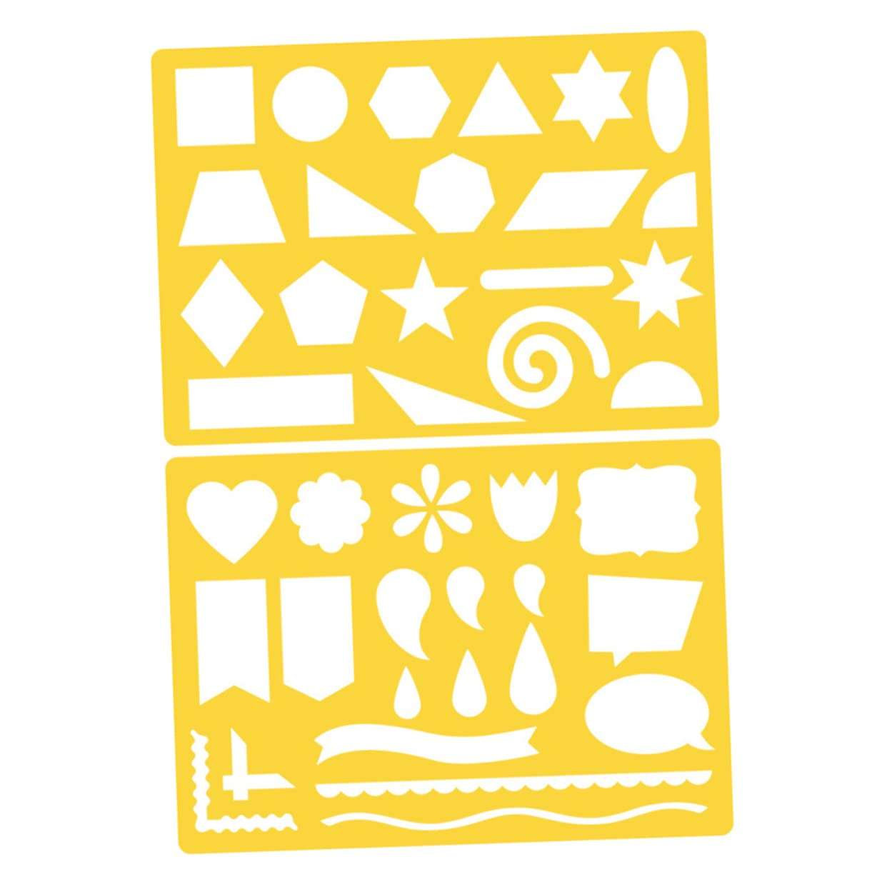 Hohopeti 20pezzi Template per Disegno e Pittura Stencil Plastica con Lettere e Numeri Inglesi per creatività dei e attività Fai Te