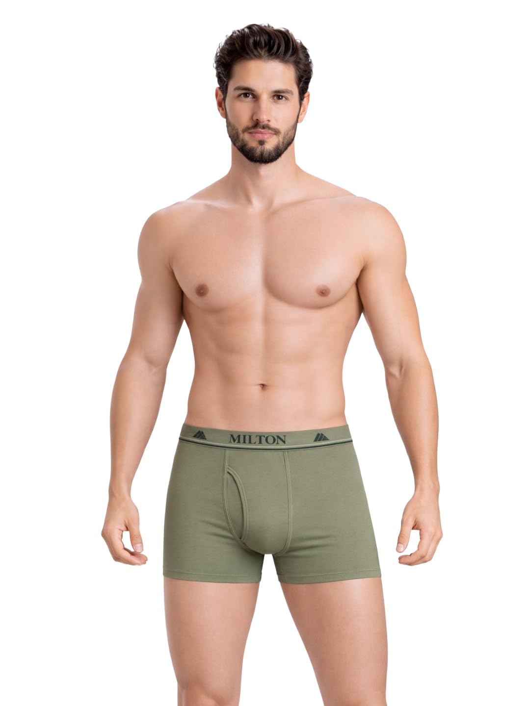 ( LABEL) Mens Cotton Trunks Underwear | Soft Breathable Boxer Briefs for Men | Outer Elastic Stretch Waistband | Moisture Wicking Comfortable Innerwear | Daily Men Underwear (Colors May Vary)-picture-24