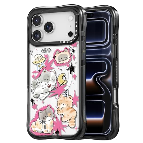 Coque noire de qualité militaire pour iPhone Pro Max avec aimant Magsafe