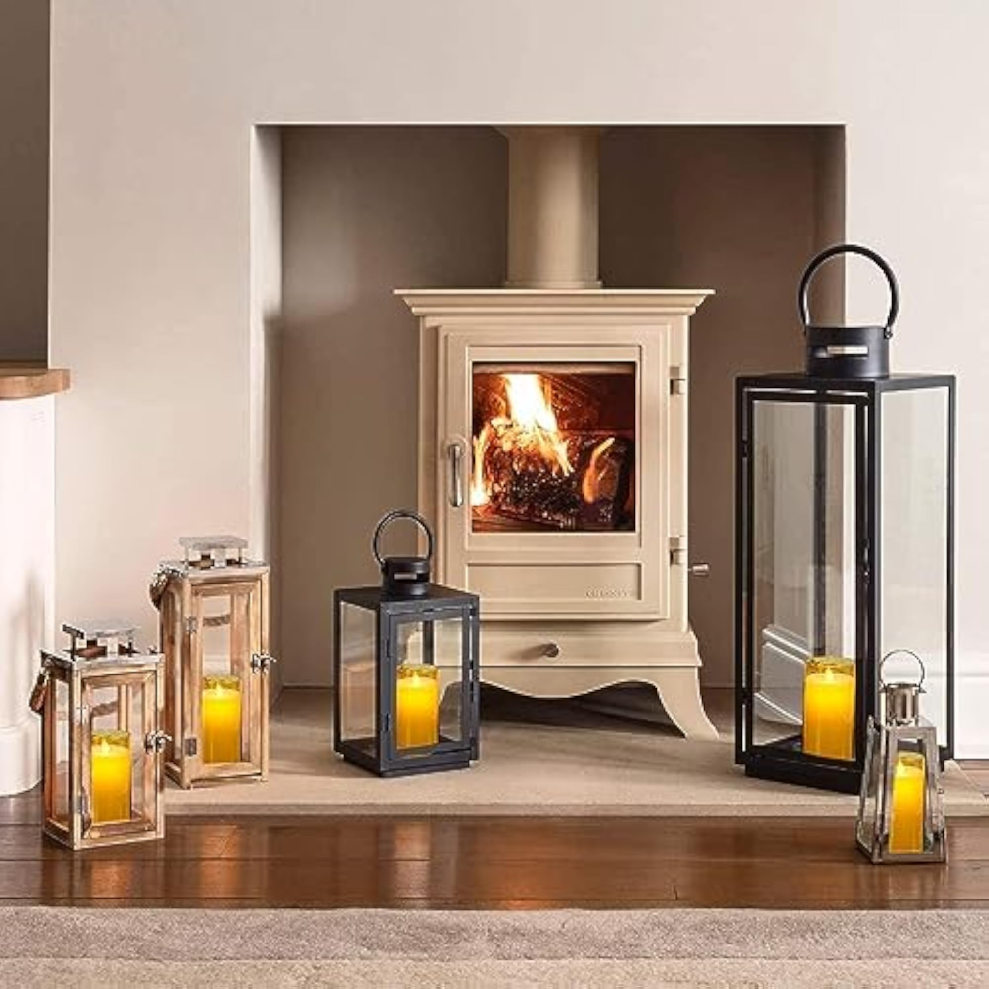 Set of 3 Flameless LED Pillar Candles