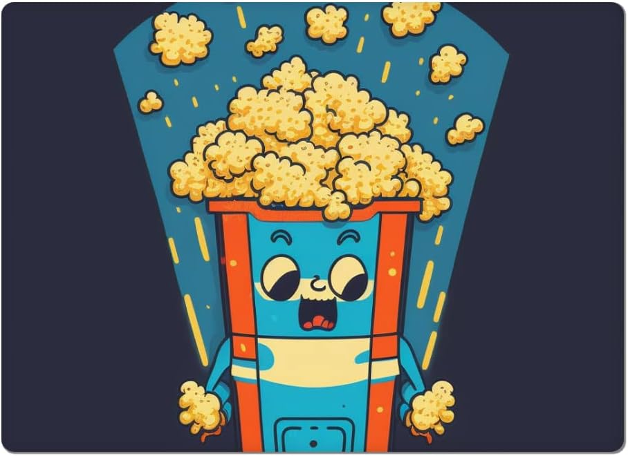 Popcorn Car Magnet 2 PCS - Cute Funny Car Magnet - Printed Sticker