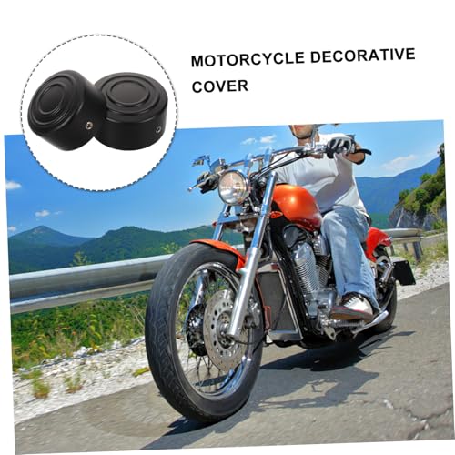 Tapas de eje de motocicleta Mobestech en aleación de aluminio para ruedas vintage 7