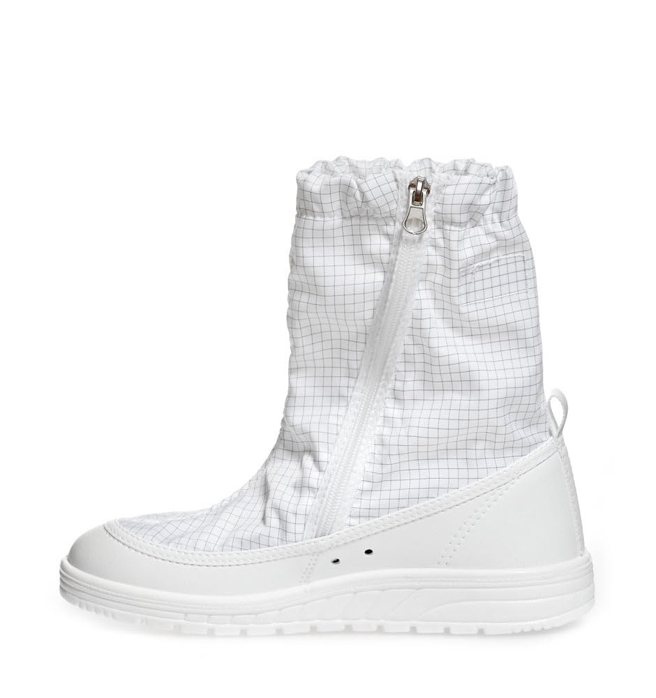 Abeba 3620 REINRAUM ESD Stiefel, OB, A, E, SRA, Weiß, Größe 44