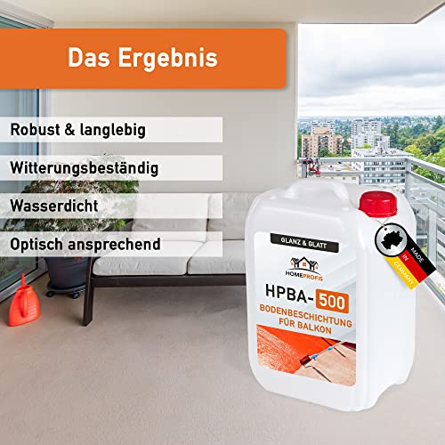 Garagenbodenbeschichtung Home Profis HPBA-500 für Innen- und Außenbereiche