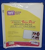 WESTRIM CRAFTS 20 REFILL VALUE PACK HINGED PAGES, FITS 8 1/2