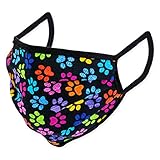 Elmo's Closet Reusable Cotton Face Mask Washable Anti Dust Mouth Cover with Ear Loops for Men and Women