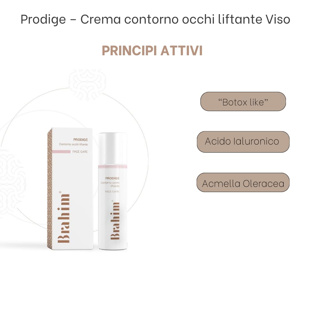 Brahim® Prodige – Crema para contorno de ojos liftante 30 ml Línea Filler Facial