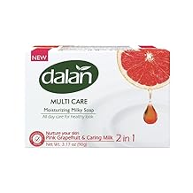 Dalan Multi Care Moisturizing Soap 2 in 1 Pink Grapefruit & Caring Milk, 6 Pack