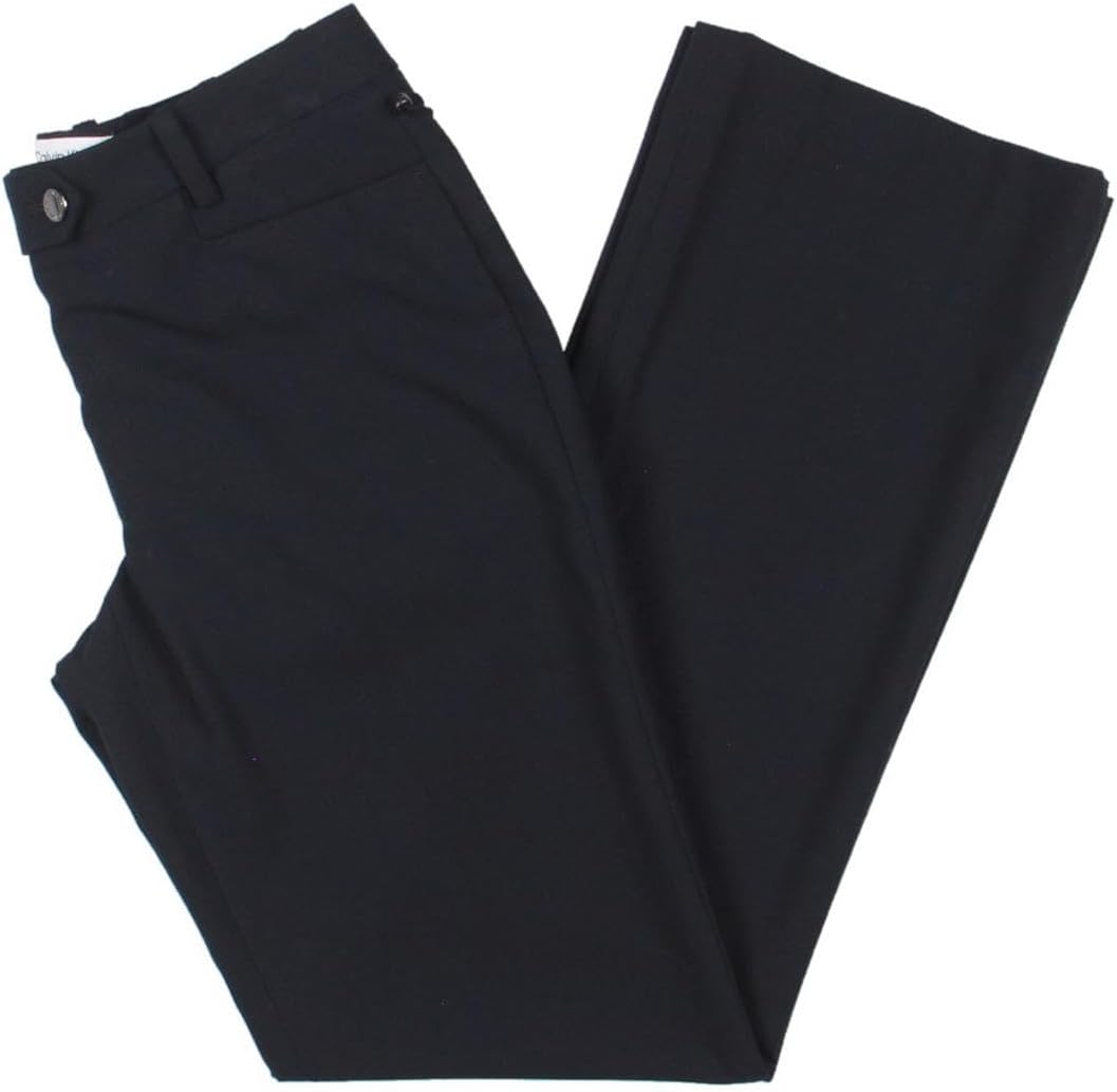 Calvin Klein Womens Petites R Office Dress Pants Navy 2P