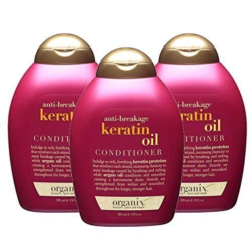 OGX Anti-Breakage Keratin Oil Conditioner 13 Ounce (Set of 3)