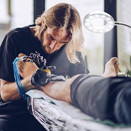 Lampada di bellezza a LED, lampada da scrivania per lampada da tatuaggio con fascetta, per estensioni ciglia manicure per sopracciglia tatuaggio - Image 3