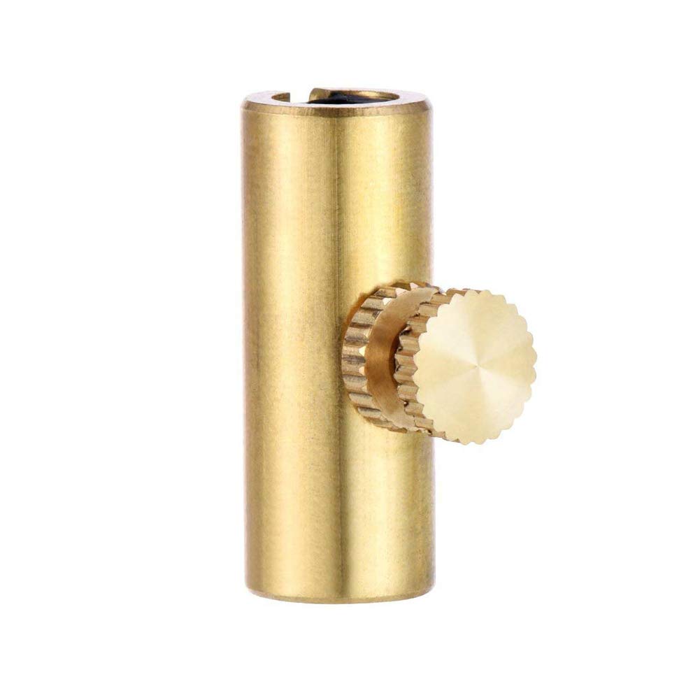 Wandic Gold 1 Golden Brass Adjustable Cello Wolf Tone Eliminator Mute Suppressor Tube Size 12X24mm