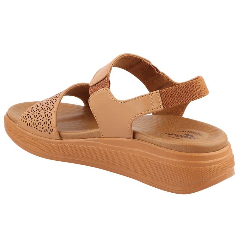 Image of Medifeet Women's Laser Cut Design Sling Back Sandals