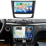 4G+64G Radio for Mercedes Benz E Class W211 E200 CLS W219 2002-2009 Car Stereo,Wireless Carplay Android Auto DSP 32EQ 9-inch 1280x720P IPS Touchscreen GPS WiFi FM/RDS Backup Camera