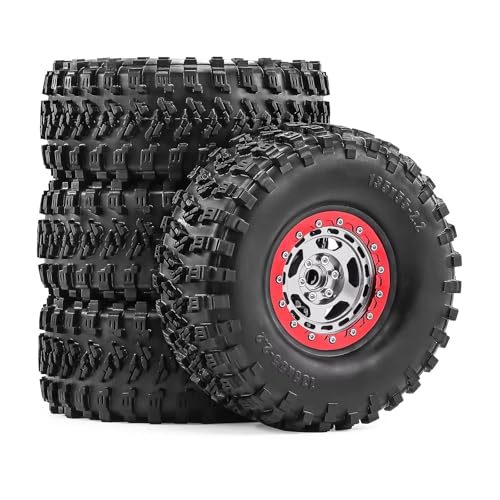 Pneus RC anti-dérapantage pour mise à niveau SCX10 TRX4 1/10