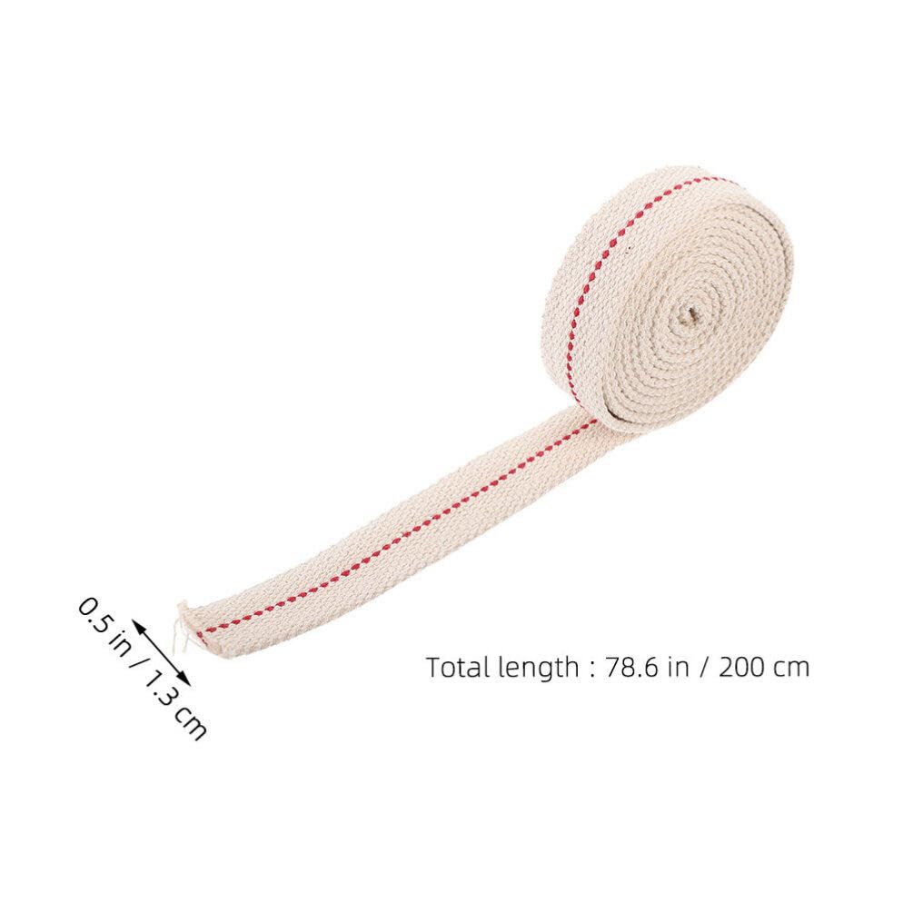 HOLIDYOYO 1roll Kerosene Lamp Wick Replacement Cotton Oil Lamp Wicks for Lanterns Wide Feet Suitable for Kerosene Stoves and Easy to Use Safe and Practical