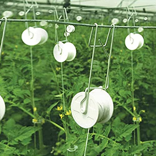 Ganchos de rodillo para tomates con cordel anti-rotura para invernaderos 7