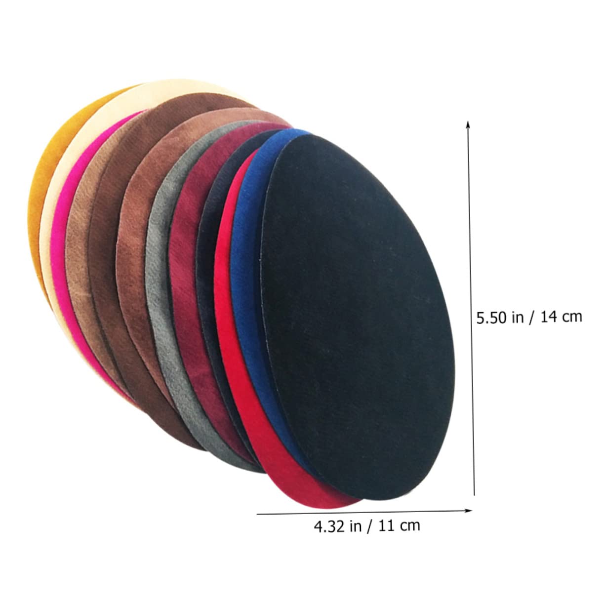SHINEOFI 96piezas Parches De Codo Termoadhesivos Para Ropa De Patches De Costura Para Suéteres y Chaquetas Reparación De Prendas Lavables y Fáciles De Usar
