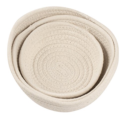 "Juvale Small Cotton Rope Baskets - 3 Pack" - Image 5