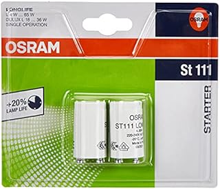 OSRAM Starter 111 Long-Life/for Independent Connection of Fluorescent Tubes/Pack of 2