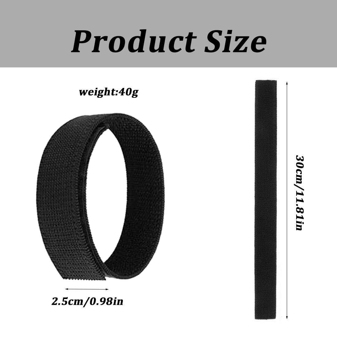 3 Pares de Blusas Negras de Goma para Tobillo y Pantalones con Cierre para Botas Militares, Anda de Goma, Protector de Pantalón, Conjunto de Cintas, para Senderismo, Ciclismo, Uniformes Militares