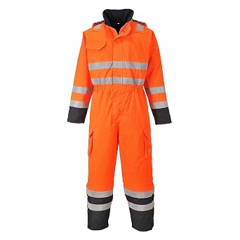 Portwest S775 Bizflame Rain Hi-Vis Constrast FR Winter Coverall Long Sleeve