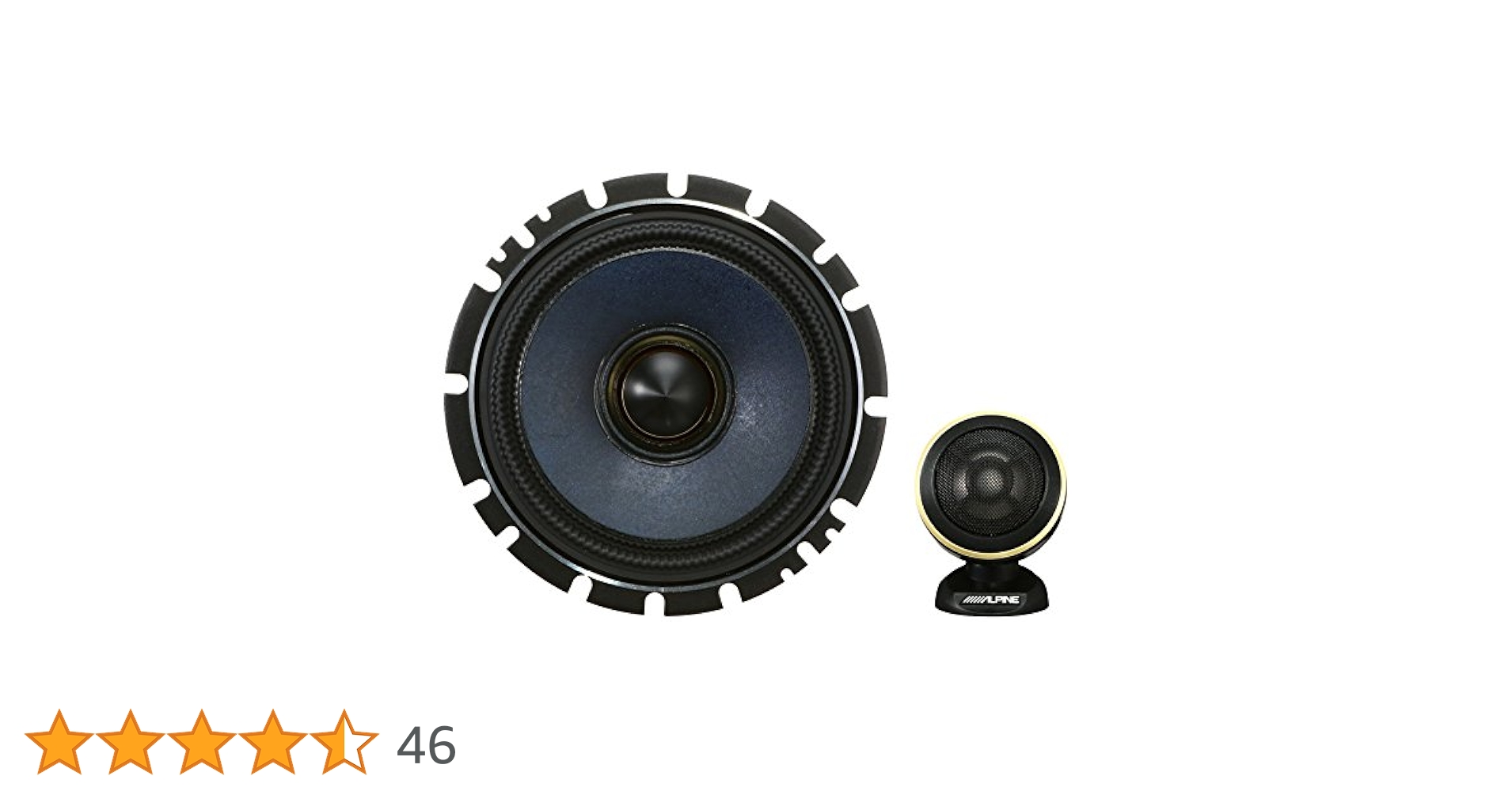 ‼️希少‼️ALPINE x-160s 16cmスピーカー 送料無料】X-160S アルパイン 16cmセパレート 2wayスピーカー
