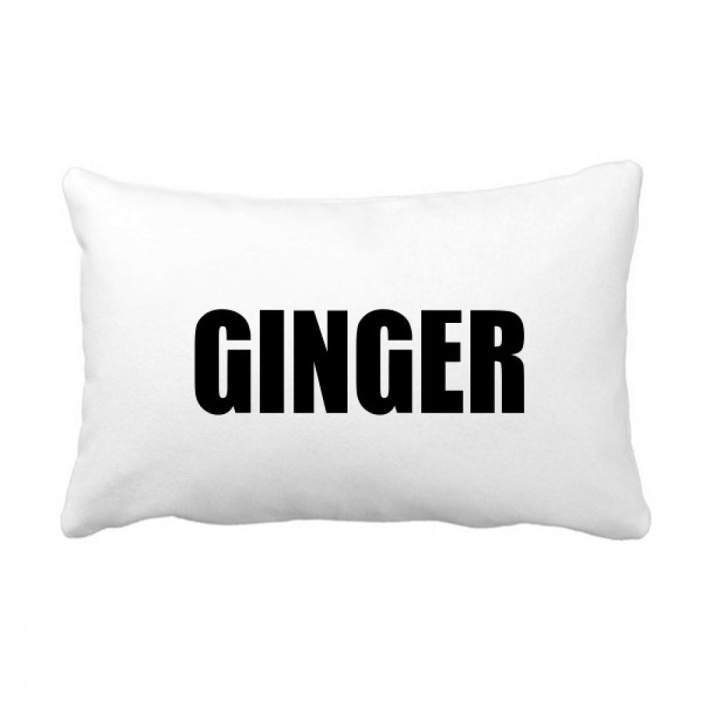 Coussin de gingembre de légumes de nom de DIYthinker, oreiller lombaire de décoration et insert de lit