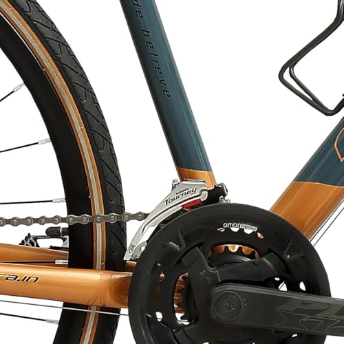 Image of Adult Montra Downtown 700X35C 21 Speed Super Premium Grey Color Rigid Hybrid Cycle Large Size, Frame Size- 19 Inch
