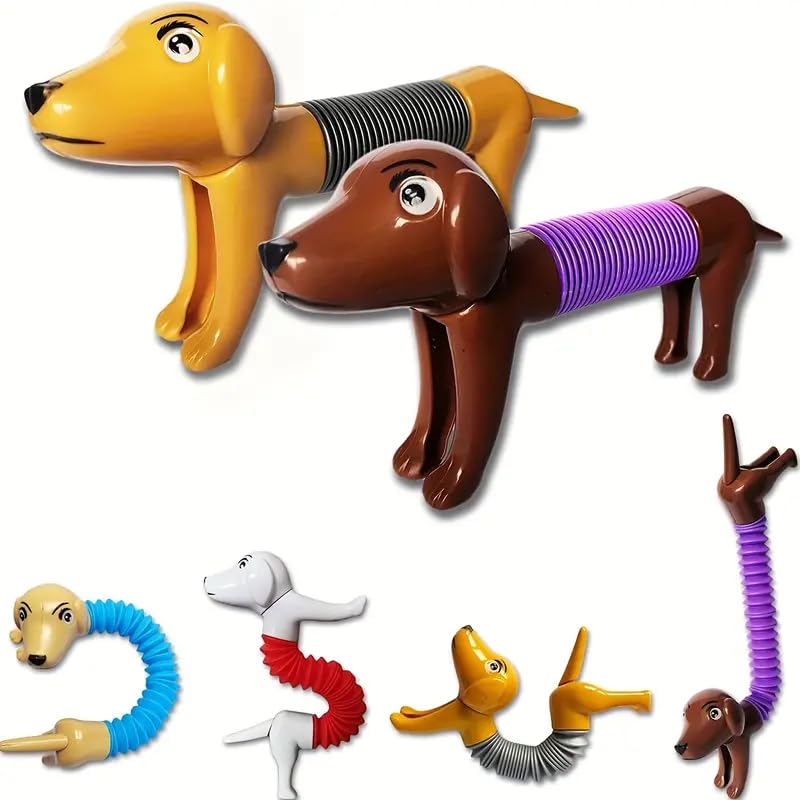 Finzatik Pop Tubes Fidget Toy, Toys for Kids Sensory Toy, Stress Relief Tube Dog Toy, Sensory Toys for Kids, Flexible Poptube Toy for Kids and Adults, Folding Fidget Stress Relief Magical Toy (B0D9VM6X1J) Amazon Price History, Amazon Price Tracker