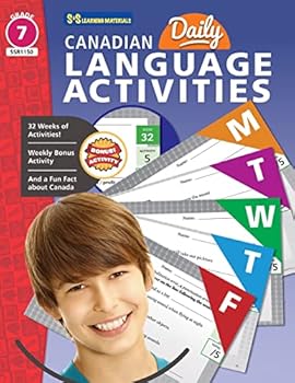 Paperback Canadian Grade 7 Daily Language Activities (Canadian Daily Language) Book