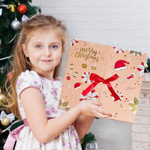 Boîtes compte à rebours de Noël idéales pour bijoux et bonbons