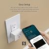 Wemo Smart Plug with Thread Outlet for Apple HomeKit Products, Lighting, Gadgets, Works W/Apple iPhone only, Easy NFC Set Up 4 Pack
