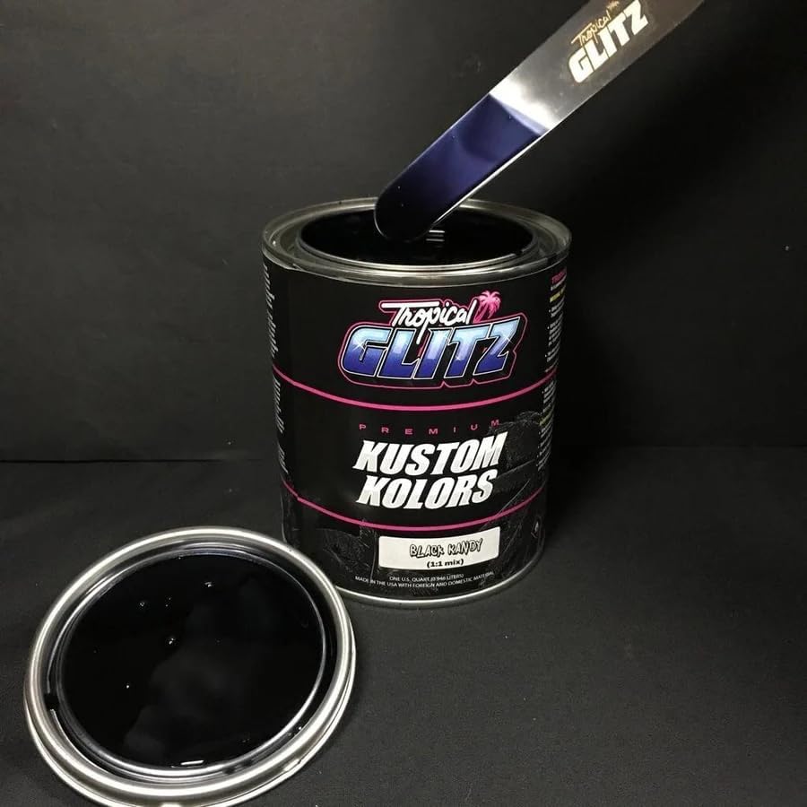 Tropical Glitz Black Candy Concentrate – Automotive Paint Custom Color, High-Gloss Finish, 8oz Bottle
