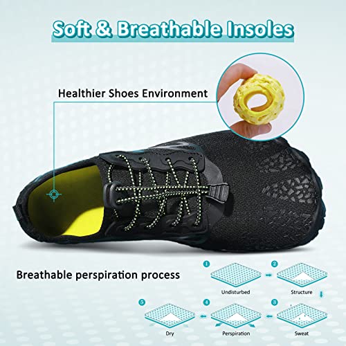 Image of ziitop Water Shoes for Men Women Beach Barefoot Swim Rock Climbing Pool Shoes Socks, Anti-Slip Breathable Quick Dry Lightweight Slip-on, Outdoor Sport Hiking Walking Boating Fishing Diving Surfing