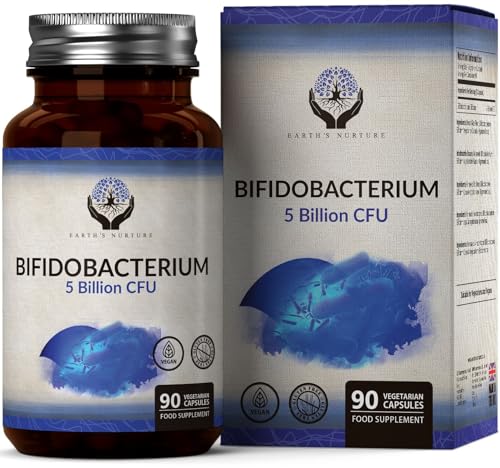 EN Bifidobacterium Probióticos | 90 Cápsulas Probióticas de Bifidobacterium de Alta Potencia - 5...