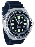 Edelstahlgehäuse Riesige 52mm Automatik Taucheruhr mit Helium Ventil und Saphir Glas T0253