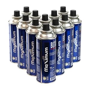 MaXimum 12 x Gaskartuschen Butangas