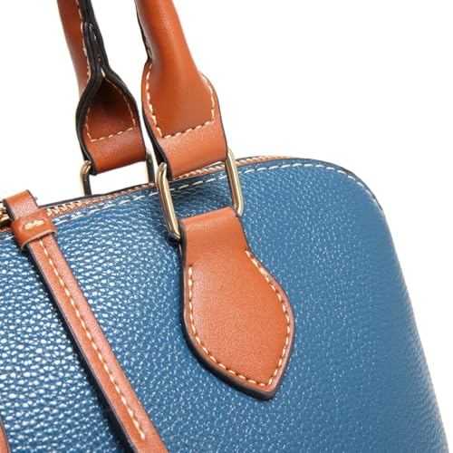 Womens Trendy Vegan Leather Handnag Purse Large Shell Tote Crossbody Bag Working Shoulder Bag Top Handle Satchels4