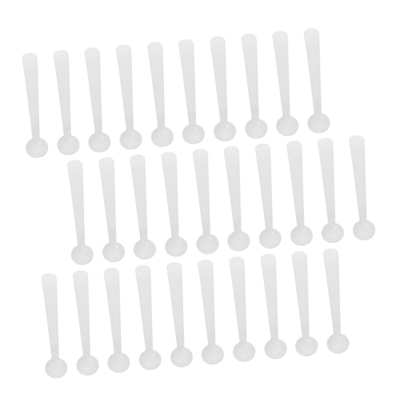 Ciieeo 120pcs Micro Scoop 2g Pp Measuring Spoon Set for Lab Kitchen Powder Measurement
