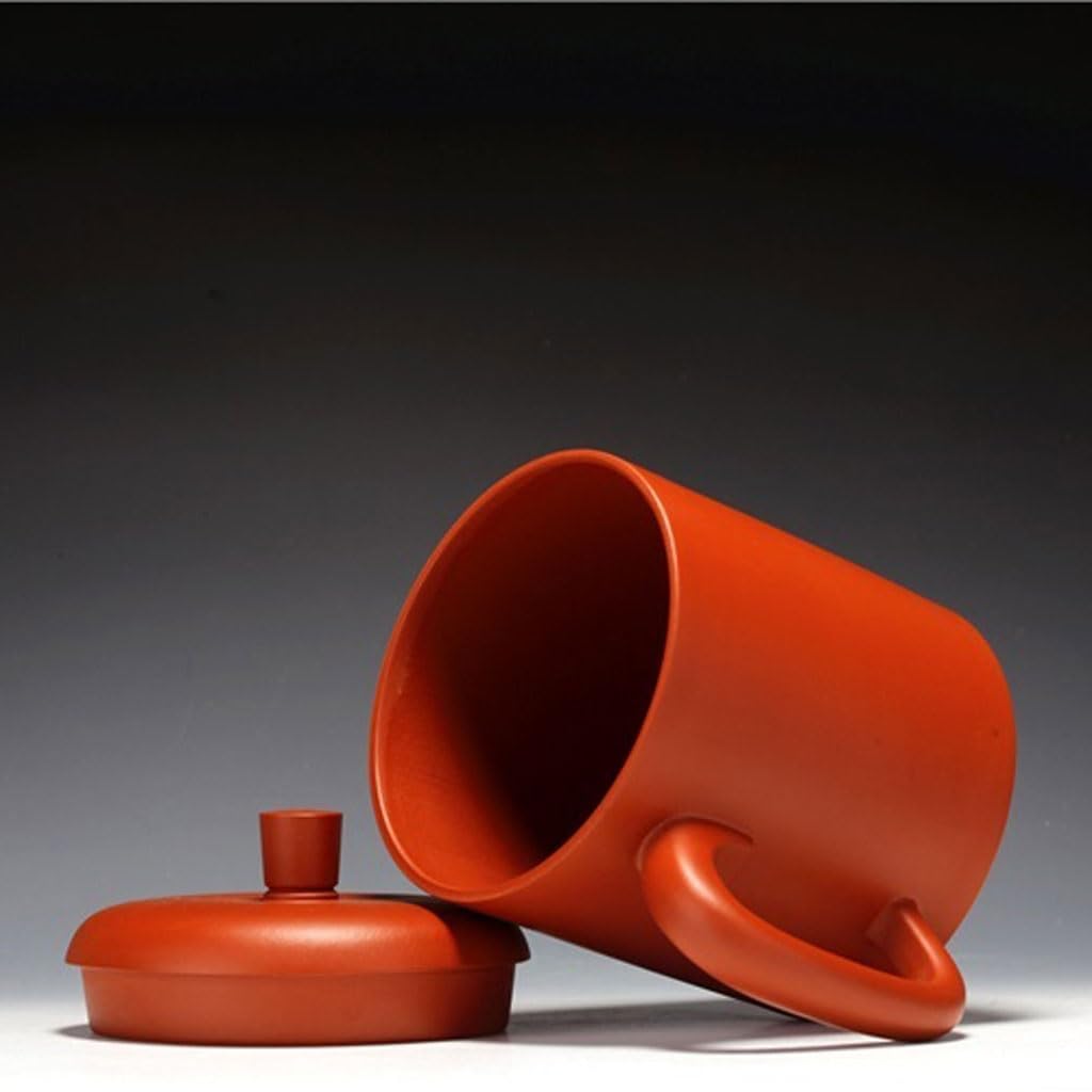 Tasse à thé Tasse à café Tasse de Sable Violet Tasse Faite à la Main avec Couvercle Tasse à thé Tasse à Eau 370ML Filtre à thé Tasse de Cuisine Tasses à thé réutilisables