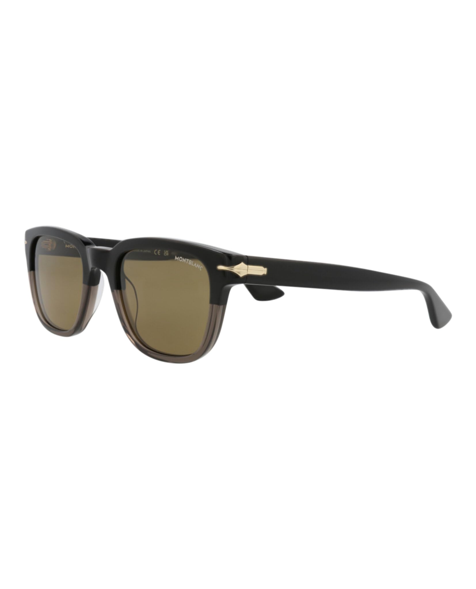 Montblanc MB0302S-003 51 Okulary przeciwsłoneczne Man Recycled Ace Okulary przeciwsłoneczne, sportowe, wielokolorowe (wielokolorowe), jeden rozmiar