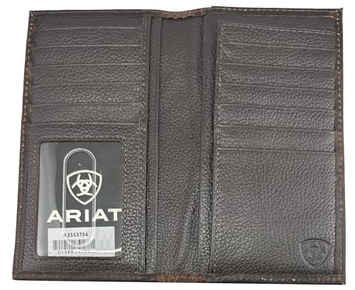 Custom U. S. Don't Tread On Me ARIAT Ghost Flag Long Rodeo Leather Wallet2