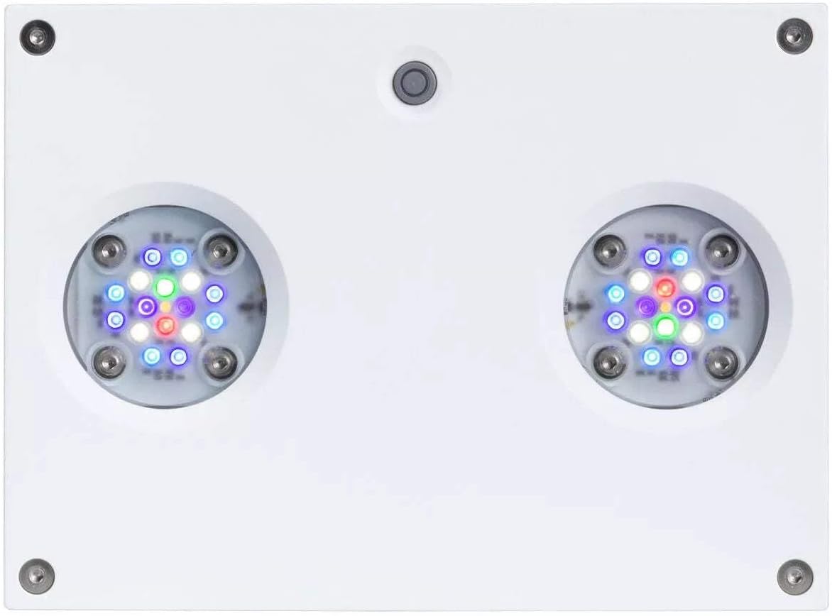 AquaIllumination Hydra 32 LED Aquarium Light - Full Spectrum Lighting for Coral Growth, Wireless Control, High PAR Output, Energy Efficient - for Saltwater Reef Tank Aquariums - White